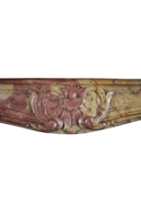 Maison Leon Van den Bogaert 18th Century Chic Multi Color Created by Nature Stone Antique Fireplace Surround
