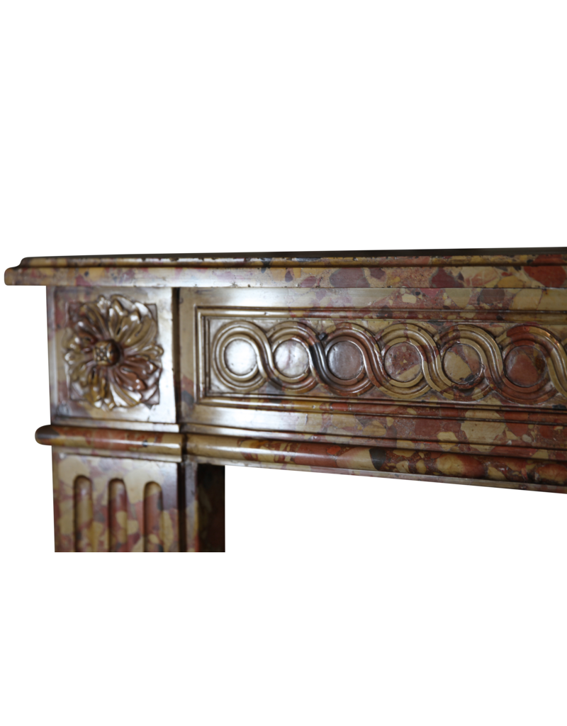 Maison Leon Van den Bogaert Small 18Th Century Chique French Vintage Fireplace Surround