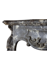 19Th Century Period Belgian Marble Vintage Fireplace Surround