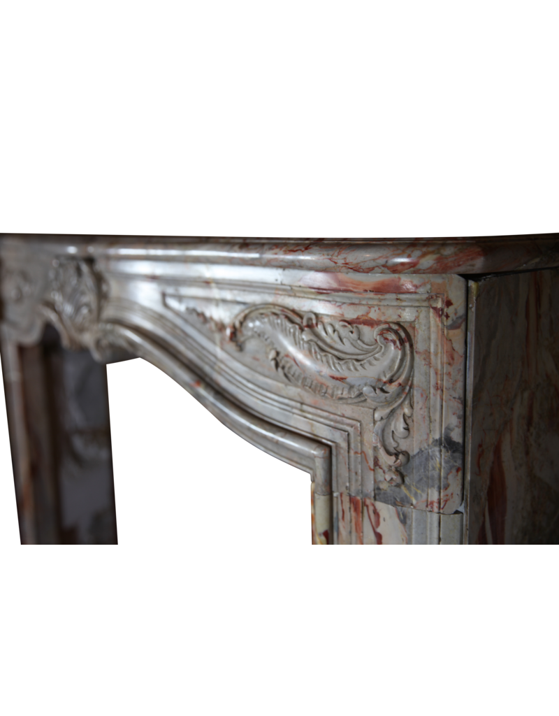 Vintage Saracolin Marble Fireplace Surround