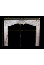 Vintage Saracolin Marble Fireplace Surround