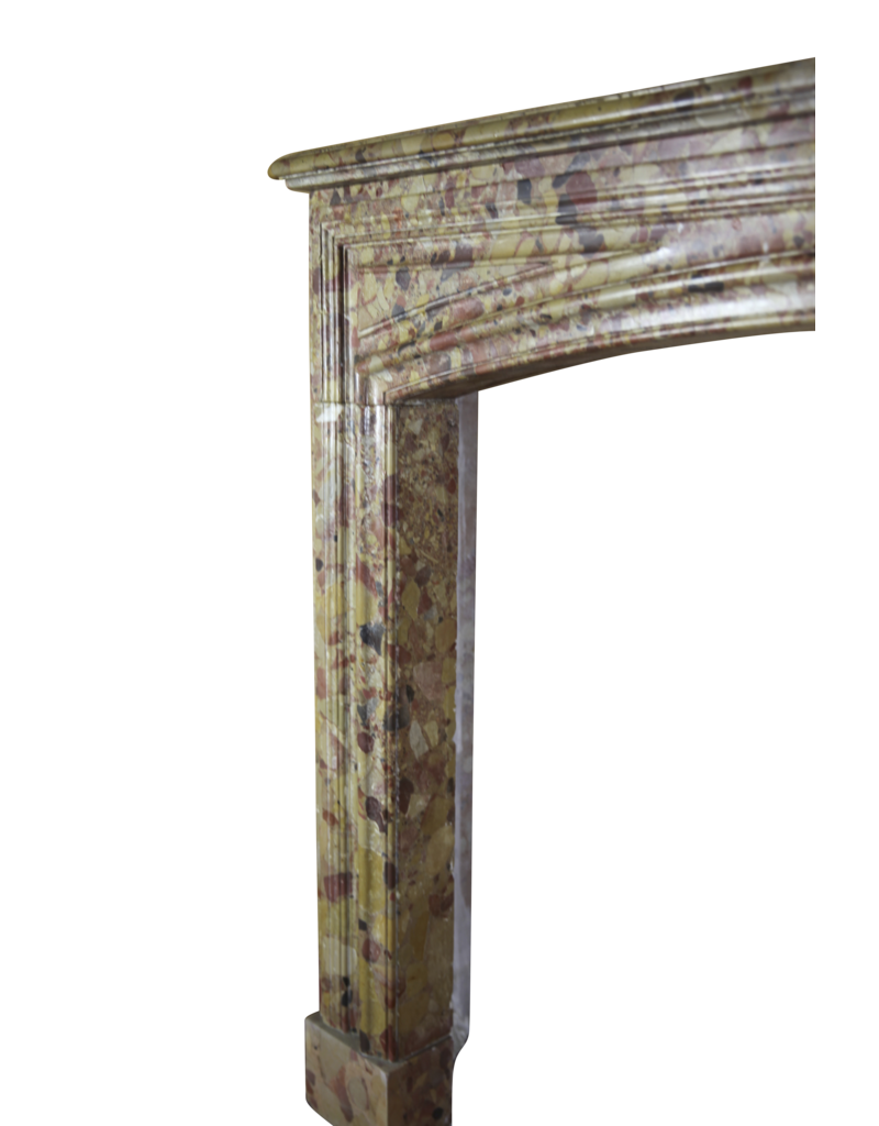 Maison Leon Van den Bogaert Kaminumrandung aus Brèche-d’Alep-Marmor aus der Louis-XIV-Zeit