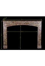 Louis XIV Period Brêche D'Aleppe Marble Fireplace Mantle
