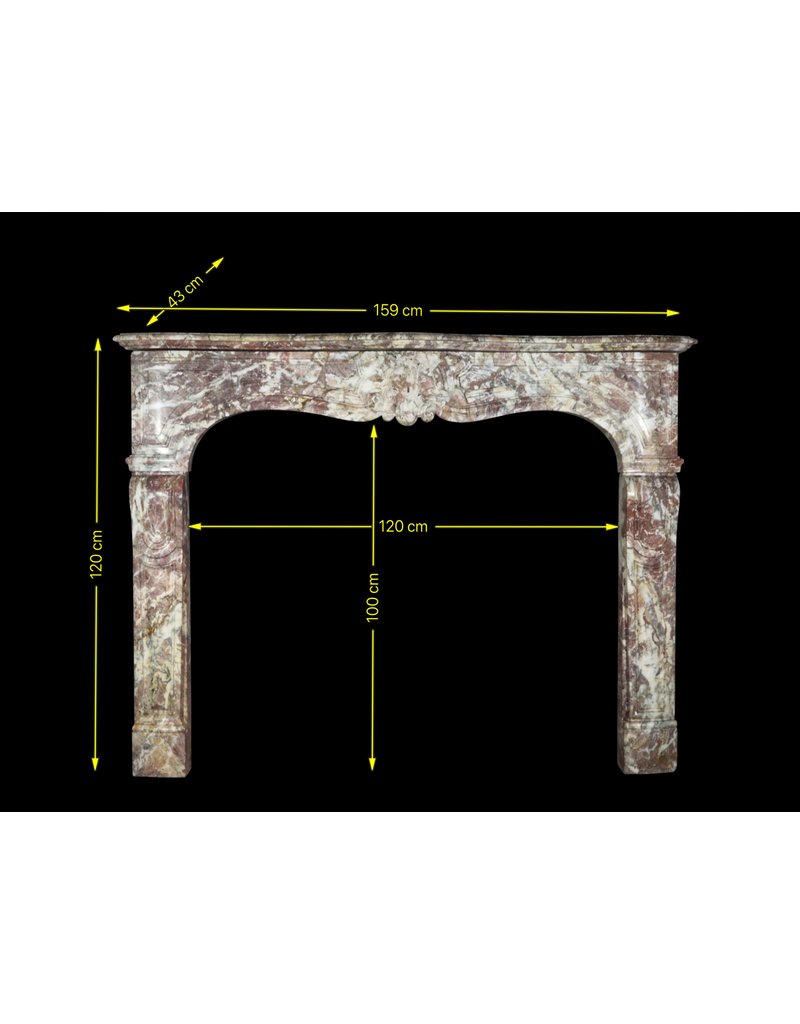 Cheminée Avec Dessus En Marbre Français