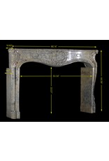 Maison Leon Van den Bogaert Markante zeitlose antike zweifarbige Kaminumrandung