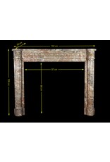 Belgian 18Th Century Classic Marble Antique Fireplace Surround