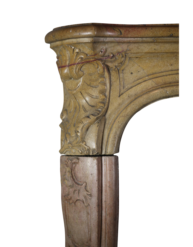 Rich Created Bicolor By Nature 18Th Century Period Fireplace Surround