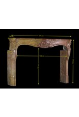 Riche Cheminée Bicolore Du 18Ème Siècle