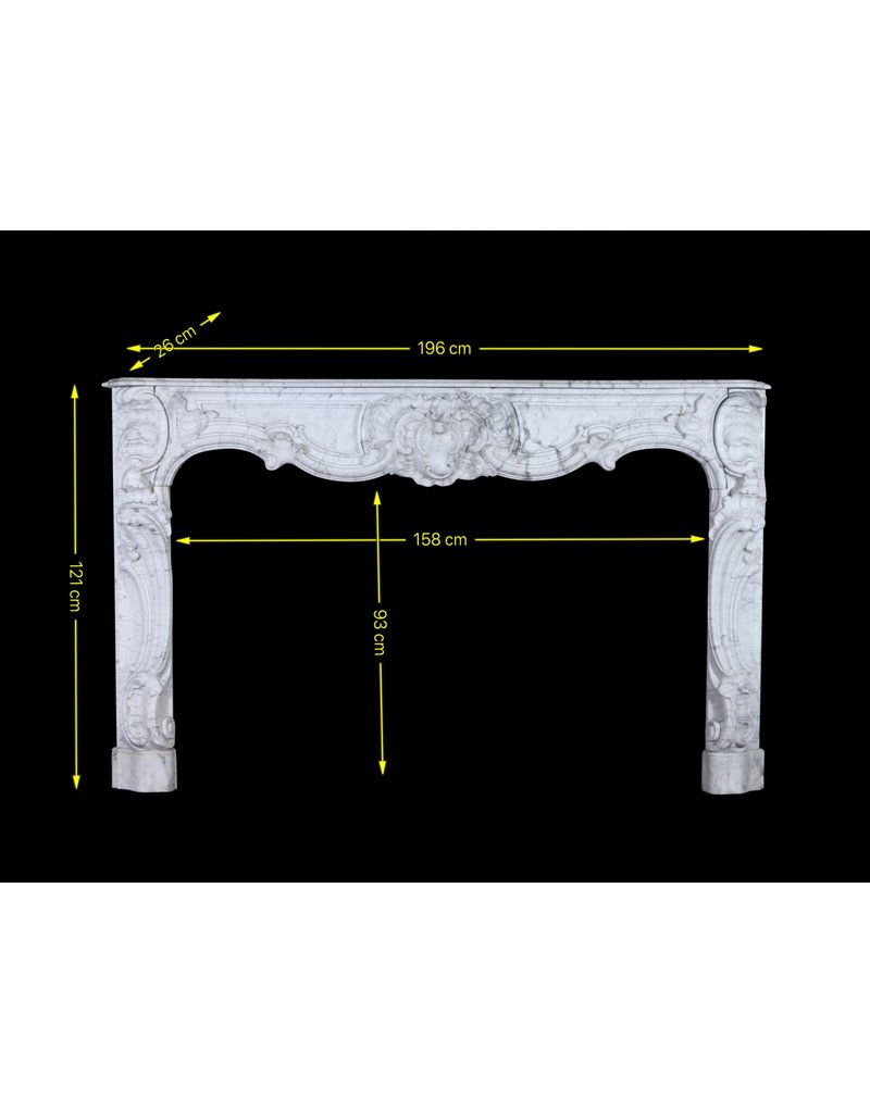 Antwerp Barok Period Grand Original Vintage Fireplace Surround