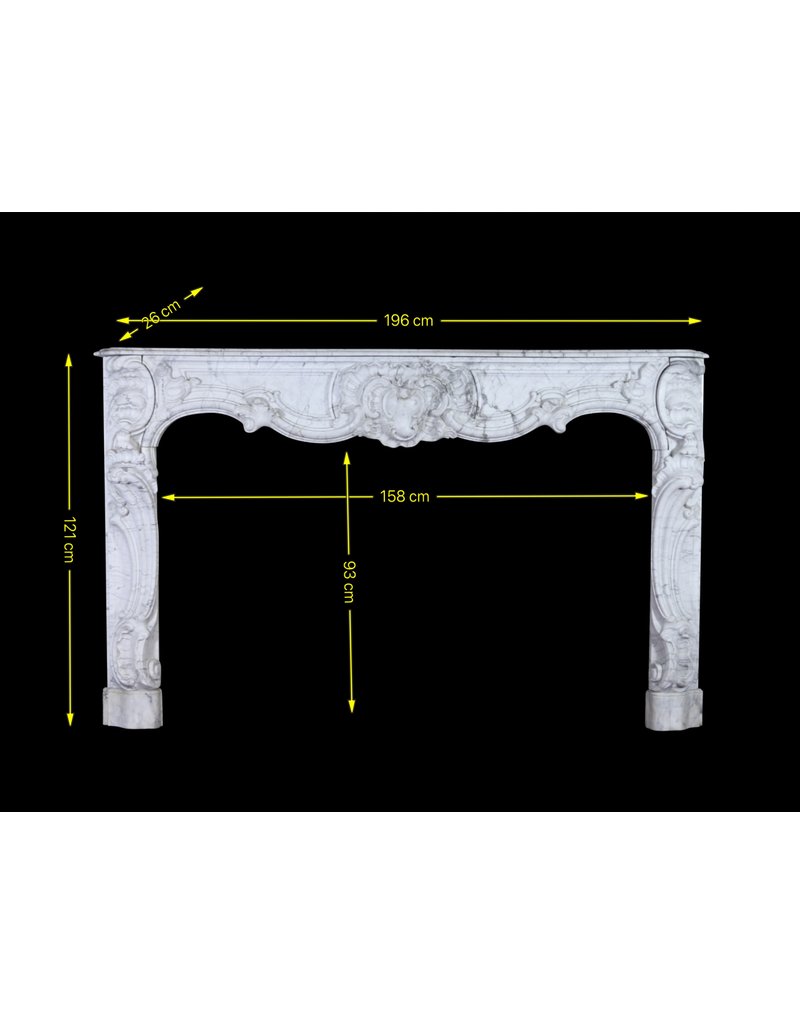 Antwerp Barok Period Grand Original Vintage Fireplace Surround