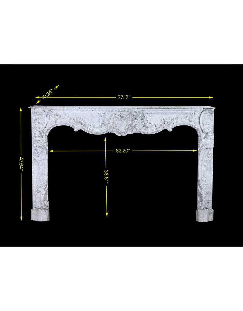 Antwerp Barok Period Grand Original Vintage Fireplace Surround