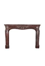 Maison Leon Van den Bogaert Exceptional Belle Epoque Antique Marble Fireplace Surround