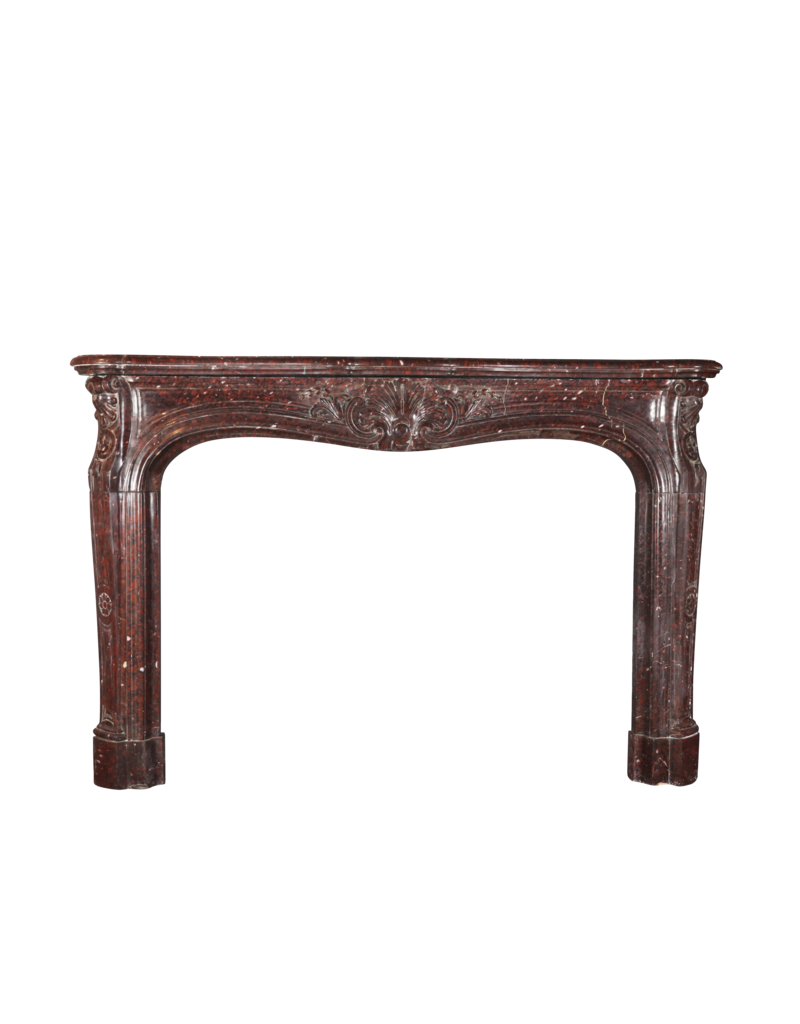 Exceptional Belle Epoque Antique Marble Fireplace Surround