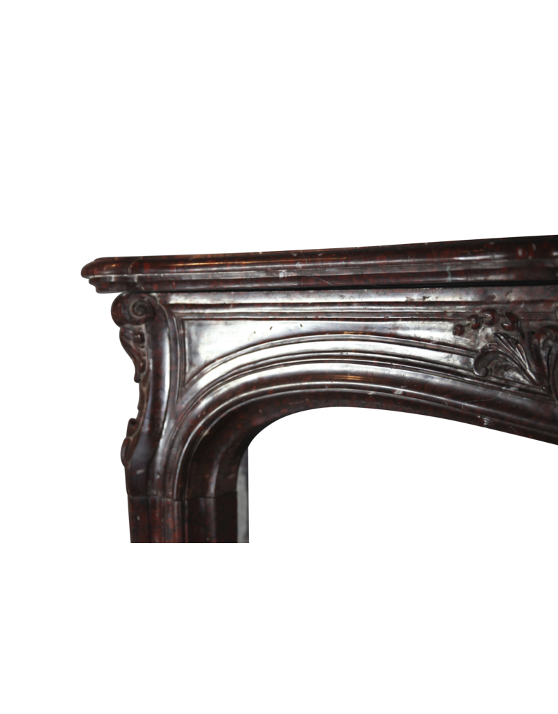 Exceptional Belle Epoque Antique Marble Fireplace Surround