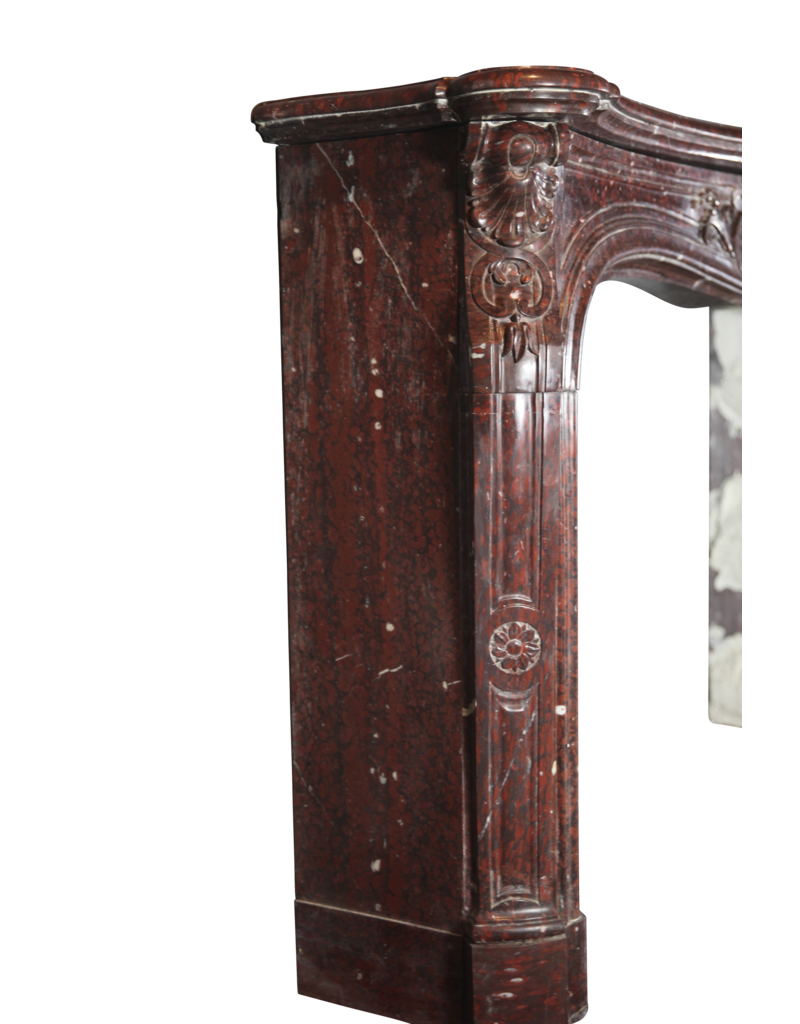 Exceptional Belle Epoque Antique Marble Fireplace Surround