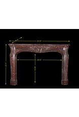 Exceptional Belle Epoque Antique Marble Fireplace Surround