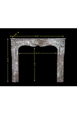 18A Belga Siglo Período Clásico Chimenea De Mármol De Sonido Envolvente