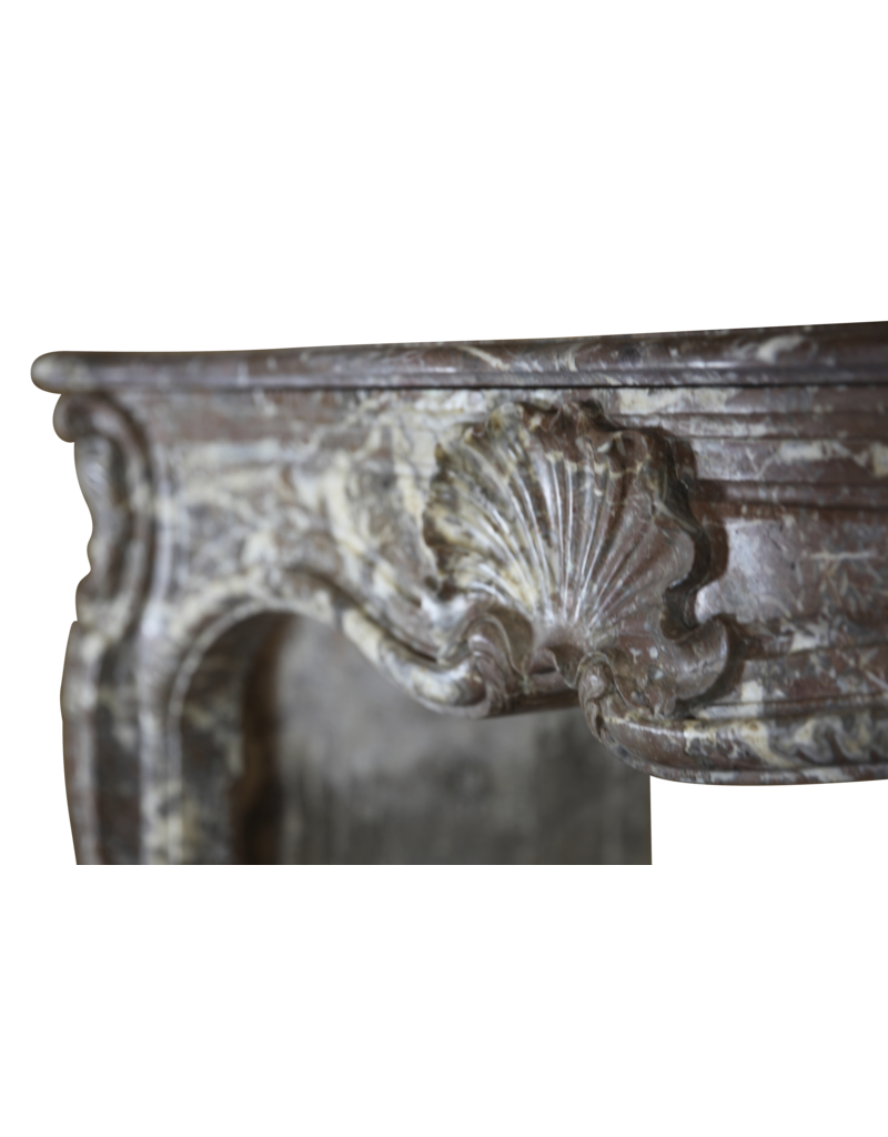 Belgian 18Th Century Period Classic Marble Fireplace Surround