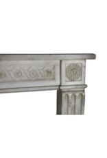 Small Louis XVI Style French Classic Antique Fireplace Surround