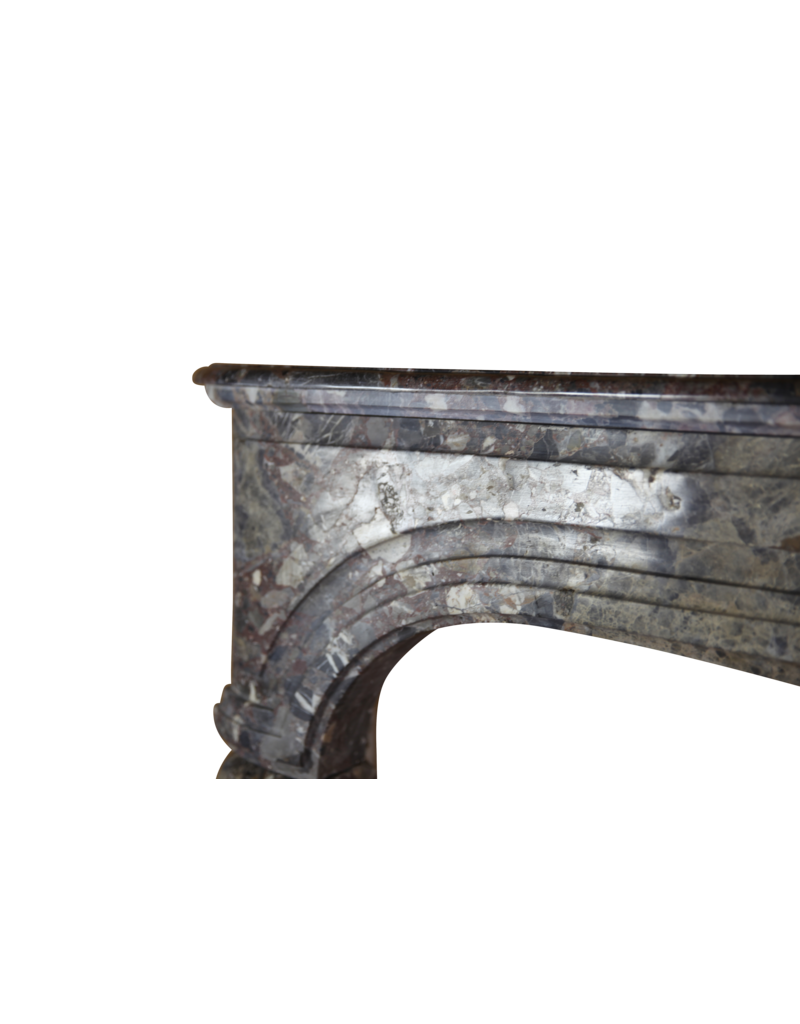 Maison Leon Van den Bogaert Small Bicolor Chic Antique Chimney Piece