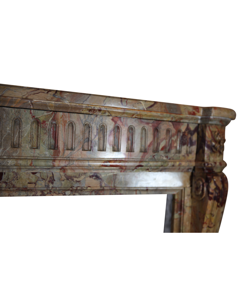 Maison Leon Van den Bogaert Classic Chic French Marble Antique Fireplace Surround