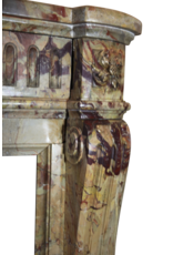 Maison Leon Van den Bogaert Classic Chic French Marble Antique Fireplace Surround