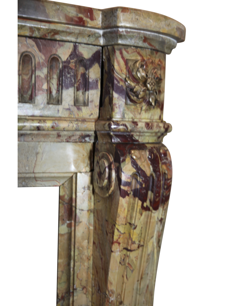 Maison Leon Van den Bogaert Classic Chic French Marble Antique Fireplace Surround