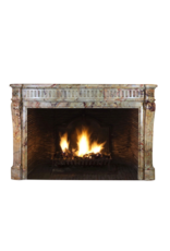 Maison Leon Van den Bogaert Classic Chic French Marble Antique Fireplace Surround