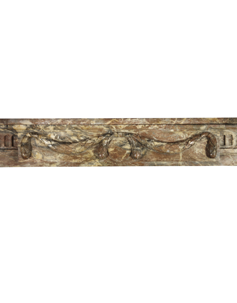 Maison Leon Van den Bogaert Vintage-Kaminumrandung aus Marmor aus der Empire-Zeit