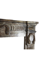 Maison Leon Van den Bogaert Vintage-Kaminumrandung aus Marmor aus der Empire-Zeit
