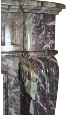 Maison Leon Van den Bogaert Kaminumrandung aus Marmor aus dem 19. Jahrhundert aus der Belle Époque