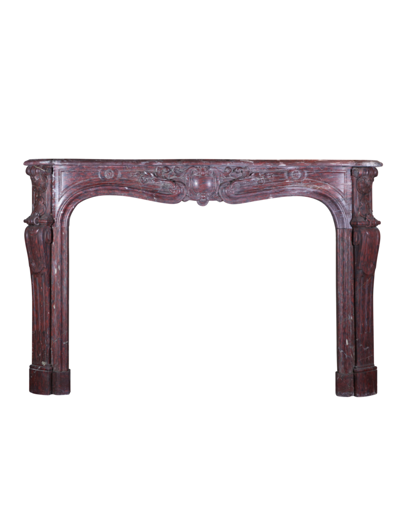 Classic Grand Decor French Marble Vintage Fireplace Surround