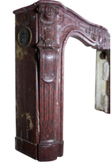 Maison Leon Van den Bogaert Große klassische französische Vintage-Kaminumrandung aus Marmor