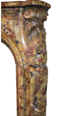 Maison Leon Van den Bogaert 18Th Century Chique French Antique Fireplace Surround