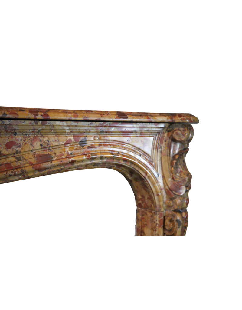 Maison Leon Van den Bogaert 18th Century Chic French Antique Fireplace Surround