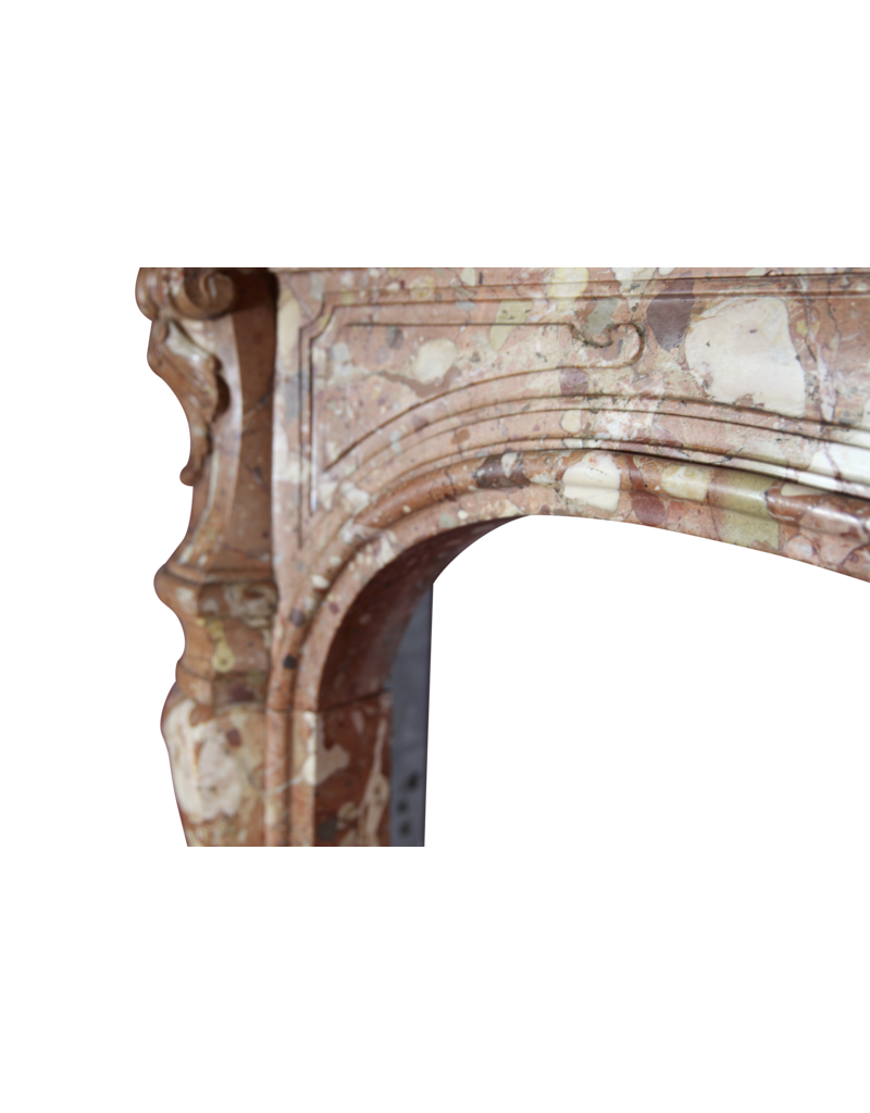 Maison Leon Van den Bogaert Grand 18Th Century French Antique Fireplace Surround
