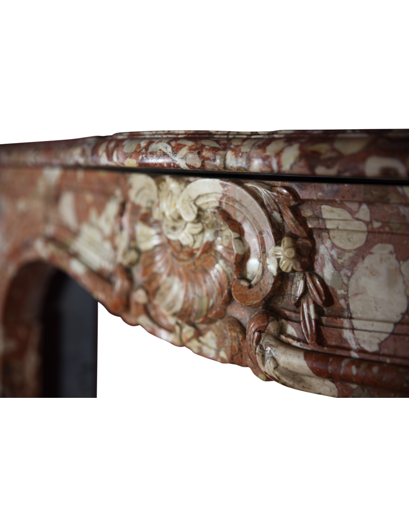 Maison Leon Van den Bogaert Grand 18Th Century French Antique Fireplace Surround