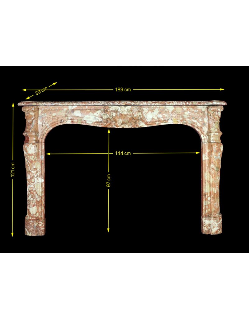 Grand 18Th Century French Antique Fireplace Surround