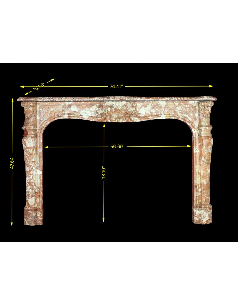 Grand 18Th Century French Antique Fireplace Surround