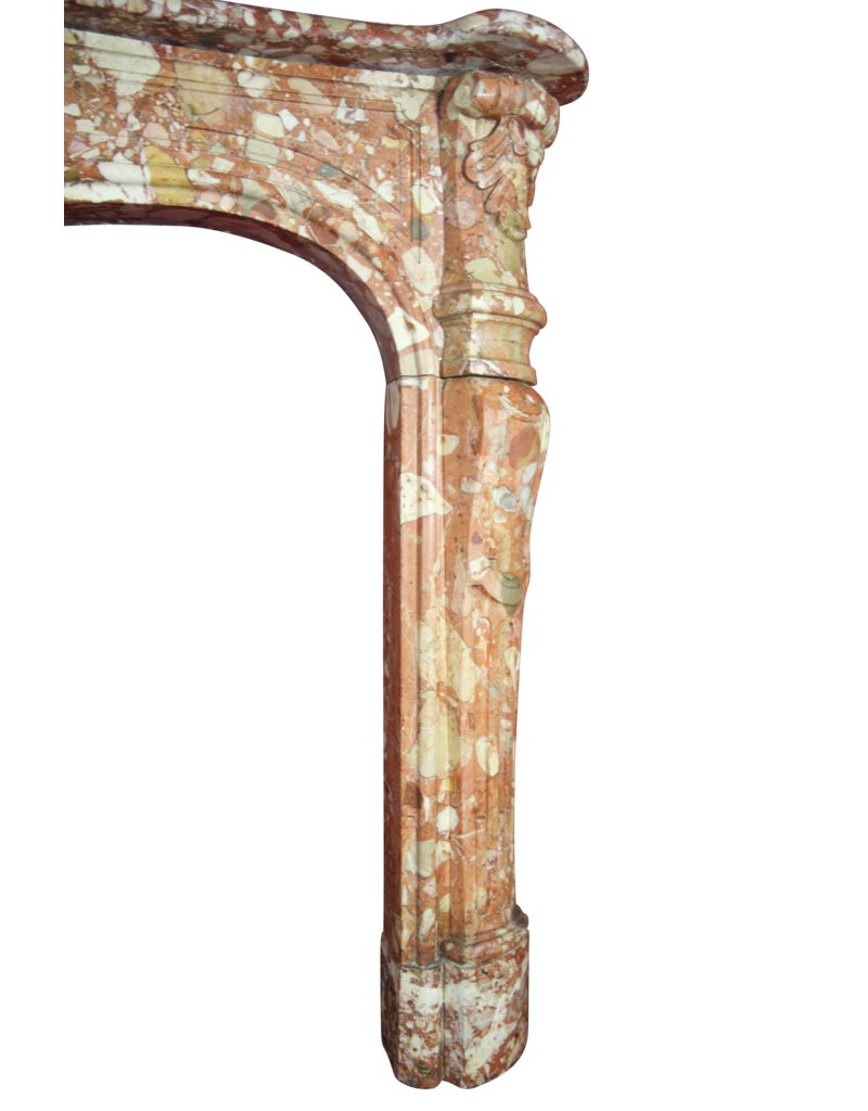 Maison Leon Van den Bogaert Grand 18Th Century French Antique Fireplace Surround