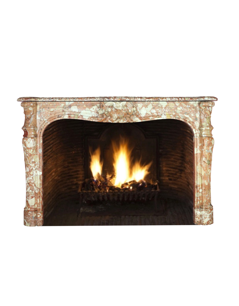 Grand 18Th Century French Antique Fireplace Surround