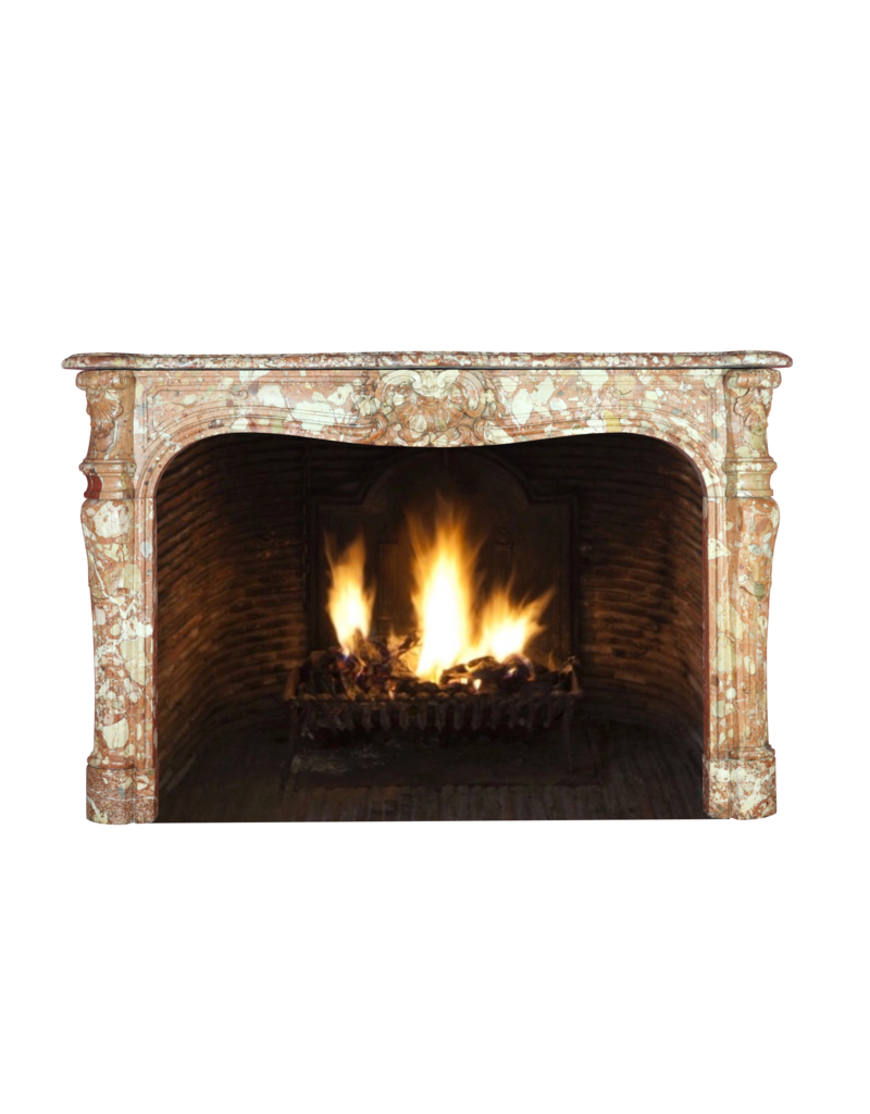 Maison Leon Van den Bogaert Grand 18Th Century French Antique Fireplace Surround