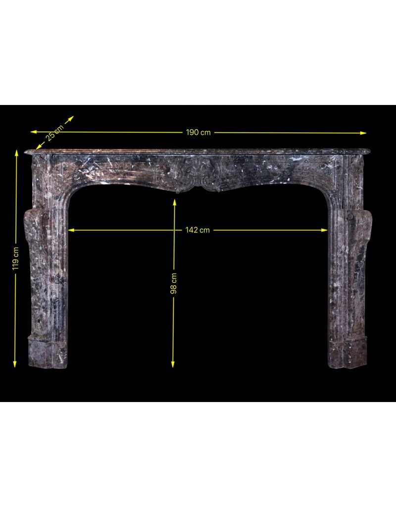 Excepcional 18A Mármol Antiguo Del Siglo Chimenea