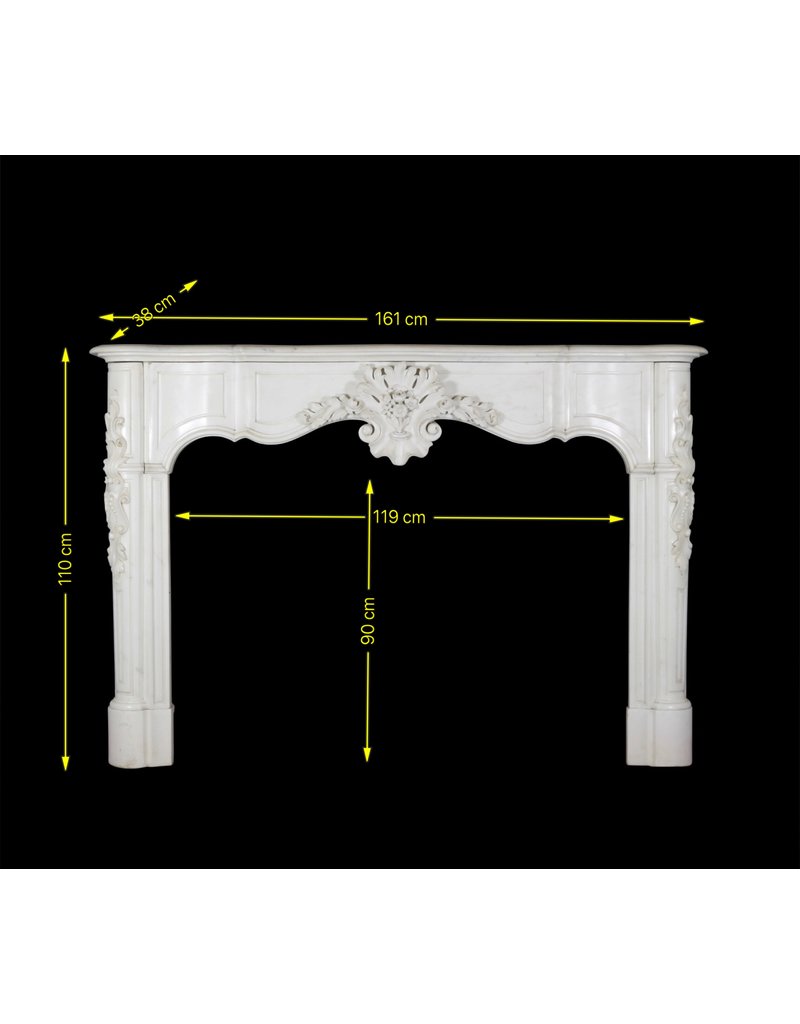 Außergewöhnliche Antik White Statuary Marmor Kamin Maske