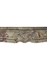 Maison Leon Van den Bogaert Klassische originale antike französische Kaminumrandung aus Marmor