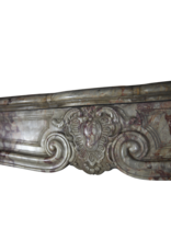 Maison Leon Van den Bogaert Klassische originale antike französische Kaminumrandung aus Marmor
