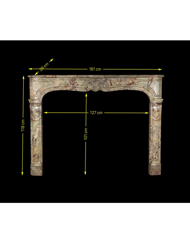 Klassisch Französisch Interior Original-Antikmarmor Kamin Maske