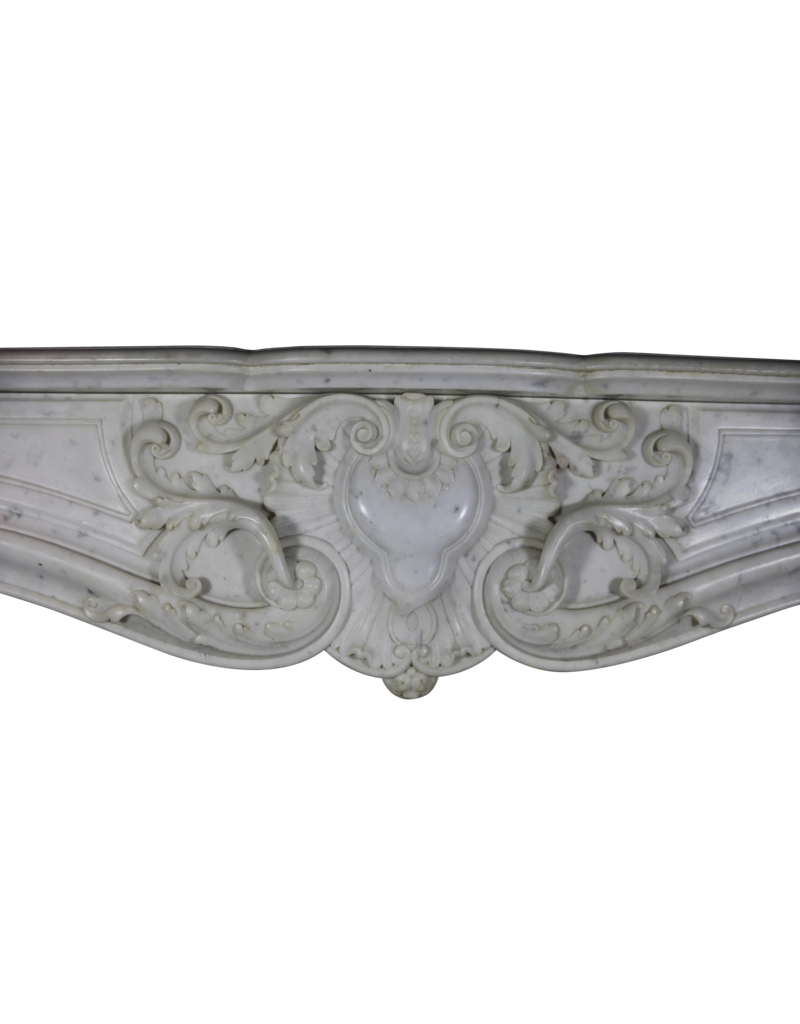 Exceptional French Belle Epoque Rococo Style Antique Fireplace Surround