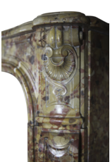 Maison Leon Van den Bogaert French Chic Royal Marble Antique Fireplace Surround