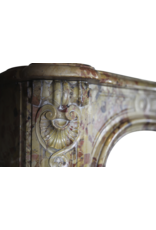 Maison Leon Van den Bogaert French Chic Royal Marble Antique Fireplace Surround
